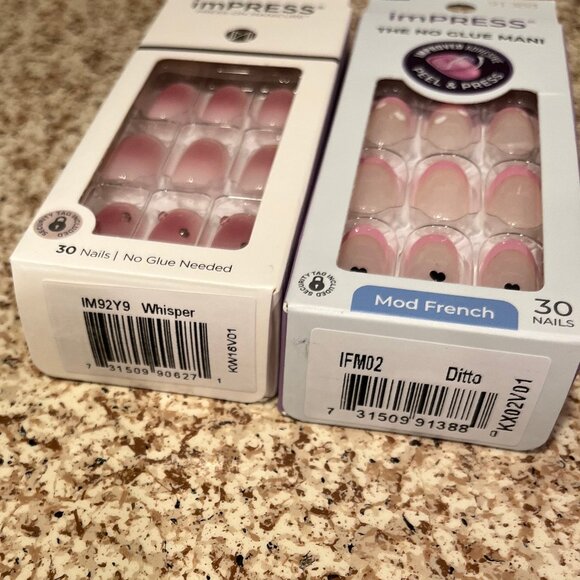 Kiss Press On Nails, Kiss Impress Whisper, Kiss Impress Ditto, Kiss Nails - Picture 2 of 3